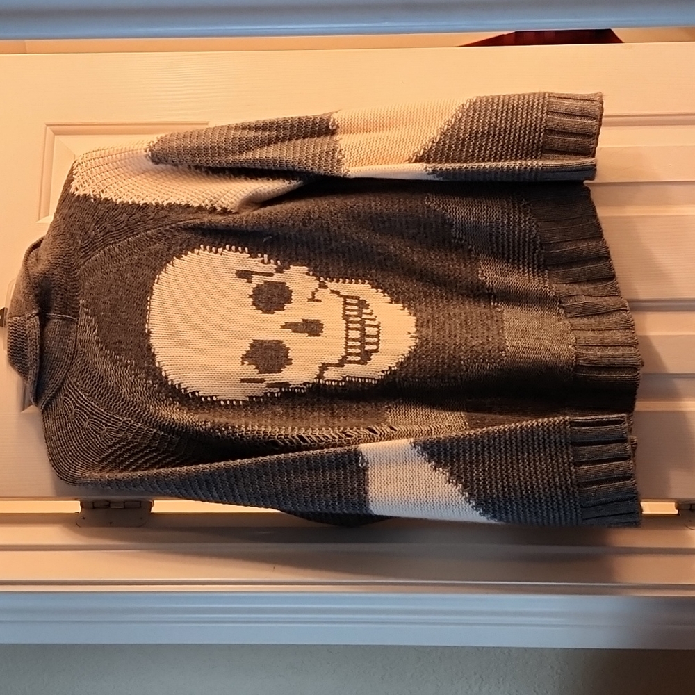 Skull Cashmere Cardigan
